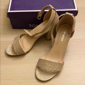 Top Moda Ankle Strap High Heel Sandal for wedding